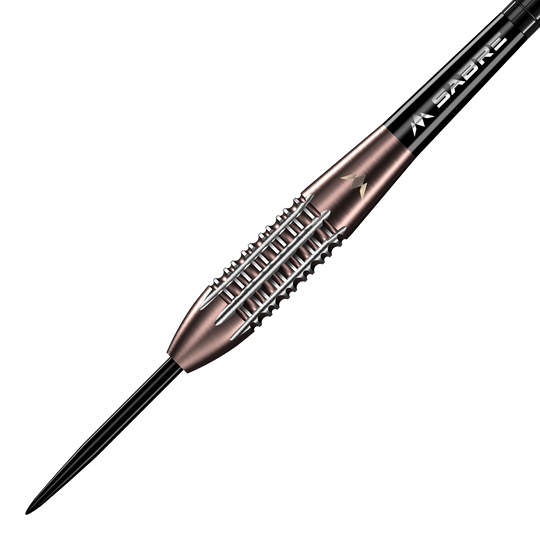 Mission Arkitekt Bronze Silica PVD Steeldarts - 23.5g Das Bild zeigt die Mission Arkitekt Bronze Silika PVD Steeldarts mit einem Gewicht von 23,5g. Die Steeldarts haben ein elegantes Bronze-Design.