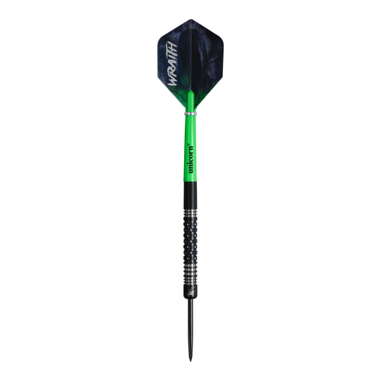 Unicorn Wraith James Wade steel darts Unicorn Wraith James Wade Steeldarts sind auf dem Bild dargestellt. Sie haben ein modernes Design und sind hochwertig verarbeitet.