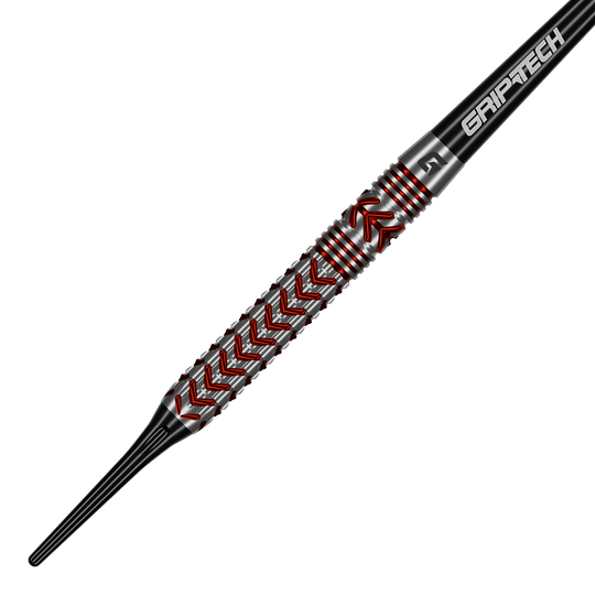 GOAT Curveball Soft Darts - 20g Dieses Bild zeigt die GOAT Curveball Tungsten Softdarts - 20g. Die Darts sind aus Tungsten gefertigt und haben ein Gewicht von 20 Gramm.
