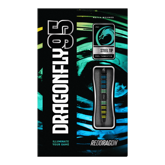 Red Dragon Dragonfly 95 Black Tapered Steeldarts