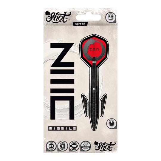 Shot ZEN Missile Soft Darts - 20g