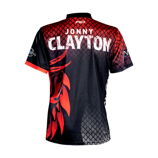 Red Dragon Jonny Clayton Tour dart shirt
