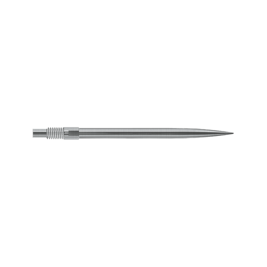 Harrows Quick Point Dart Tips - Silver Das Bild zeigt Harrows QuickPoint Dartspitzen in Silber mit einer Länge von 35mm. Die Abbildung gibt einen Eindruck des Produktes.