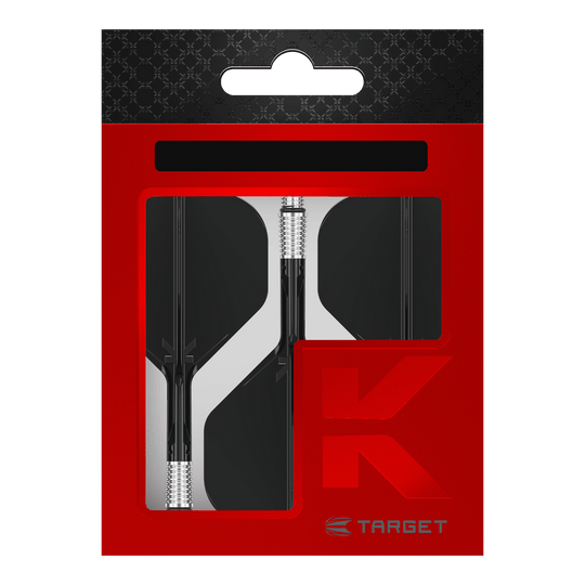 Target K-Shift No2 Standard Flights - Schwarz. Auf dem Bild sind schwarze No2 Standard-Flights von Target zu sehen.