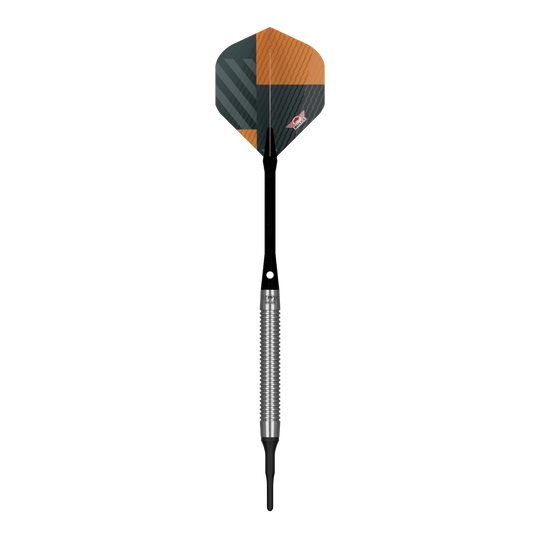 Bulls NL Volt Orange Soft Darts - 18g Abgebildet sind Bulls NL Volt Orange Softdarts - 18g. Die Darts sind in verschiedenen Ansichten dargestellt.