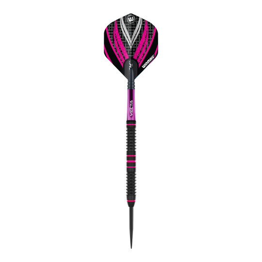 Winmau Team 360 Rebecca Allen Steel Darts - 24g Das Bild stellt die Winmau Team 360 Rebecca Allen Steeldarts - 24g dar. Diese Darts bieten eine ausgezeichnete Balance und Kontrolle beim Spiel.