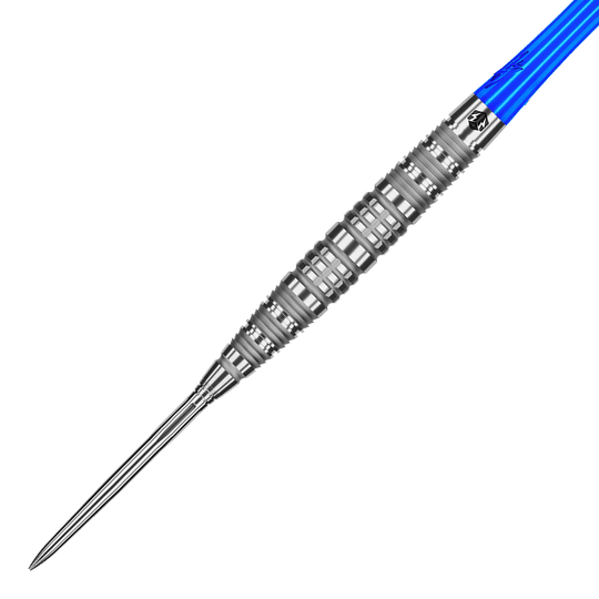 Caliburn Rix EZ-EVO R6 steel darts Caliburn Rix EZ-EVO R6 Steeldarts werden gezeigt. Diese Steeldarts sind für das Dartspiel geeignet.
