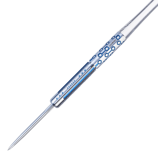 Caliburn Starships Series Demeter Steeldarts - 23g Das Bild zeigt die Caliburn Starships Series Demeter Steeldarts mit einem Gewicht von 23g. Die Steeldarts sind detailliert dargestellt.