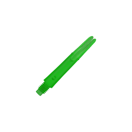 L-L-Style-Shafts Locked Straight - Green L-Style L-Shafts Locked Straight mit auffälligem Farbton, längere Variante. Abgebildet ist der längere Dart-Schaft einzeln.
