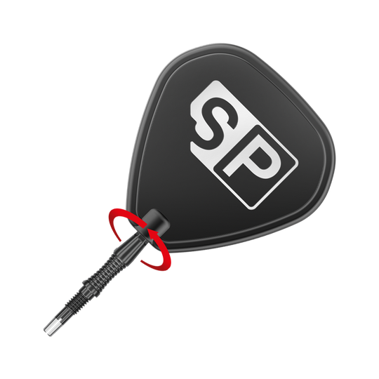 Target Swiss Point Dart Tips Signature RST - Black Das Bild zeigt die Target Swiss Point Dartspitzen Signature RST in Schwarz. Die Dartspitzen sind speziell gestaltet und bieten ein modernes Design für Dartspieler.