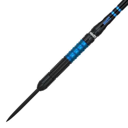 One80 Talon T1 steel darts Zu sehen sind die One80 Talon Steeldarts. Sie zeichnen sich durch ein sportliches Design und hohe Qualität aus.