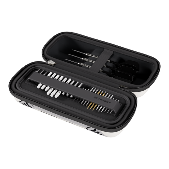 Target Star Wars Boa Dartcase - Stormtrooper Gezeigt wird das Target Star Wars Boa Dartcase – Stormtrooper. Das robuste Etui schützt das Dartzubehör und sieht dabei modern aus.