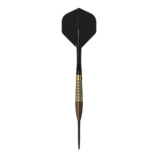 Mission Rhodon steel darts - 23g Das Foto stellt die Mission Rhodon Steeldarts - 23g dar. Die Darts sind für ambitionierte Spieler konzipiert.