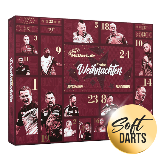 McDart Premium Advent Calendar 2026 for Soft Dart Players 