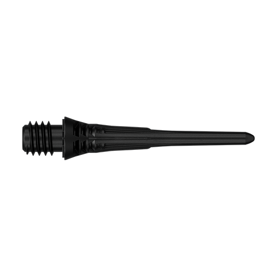 Target Cryo Soft Dart Tips Pack of 30 - Black Dieses Bild zeigt die Target Cryo Softdartspitzen im 30er Pack in Schwarz. Die Dartspitzen sind als Ersatzspitzen für elektronische Dartscheiben geeignet.