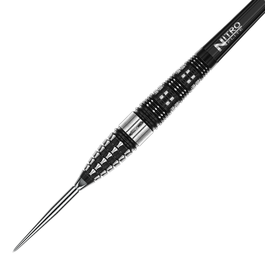 Dieses Bild zeigt die Red Dragon Recon Torpedo Steeldarts - 23g. Die Darts liegen nebeneinander auf einer weißen Fläche.