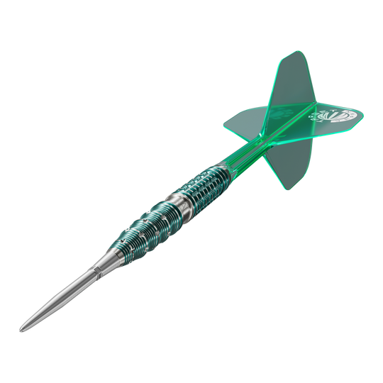 Target Japan Mikuru Suzuki The Miracle GEN7 Swiss Point Steeldarts - 23g Das Bild zeigt Target Japan Mikuru Suzuki The Miracle GEN7 Swiss Point Steeldarts mit einem Gewicht von 23g. Die Darts sind für Präzision und Kontrolle entwickelt.