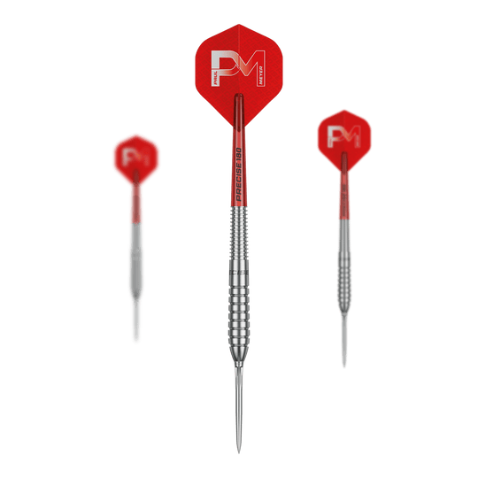 Precise 180 Paul Meyer Version 1 steel darts Das Produkt ist die Precise 180 Paul Meyer Version 1 Steeldarts. Perfekt für professionelle Dartspieler geeignet.