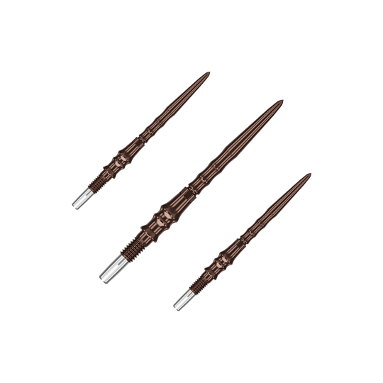 Target Japan Premium Swiss Point Steldart Tips - Silica Auf dem Bild sieht man ein Set von Steeldartspitzen, Modell Silica mit 30mm Länge. Es handelt sich um die Target Japan Premium SwissPoint Serie.