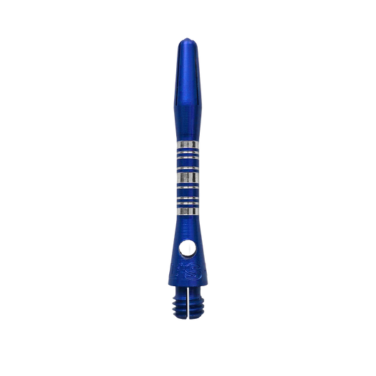Bulls NL Supra Aluminum Shafts - Blue - 34 mm Bulls NL Supra Aluminium Shafts in Blau und 34 mm Länge werden dargestellt. Diese Dartschäfte sind besonders robust und für präzises Werfen geeignet.