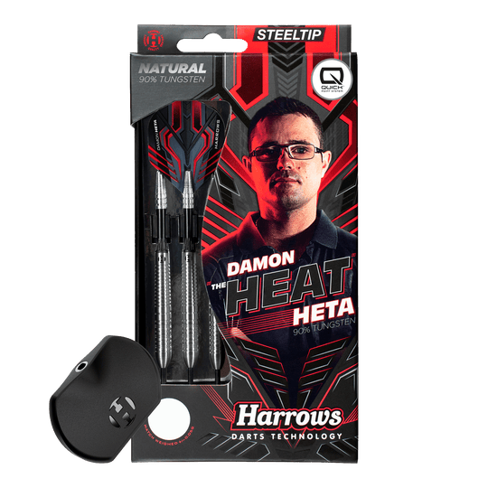 Harrows Damon Heta Natural Quick Point - 23g Abgebildet ist der Harrows Damon Heta Natural Quick Point Steeldart. Dieser Dart zeichnet sich durch seine Qualität und Langlebigkeit aus.