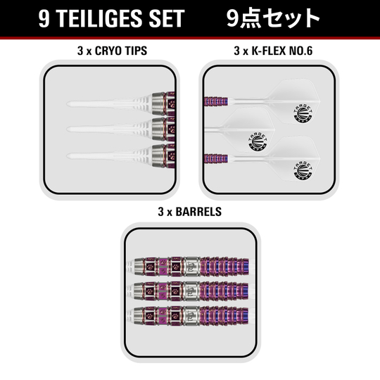 Target Japan Prime Series Mayo GEN8 Soft Darts - 18g