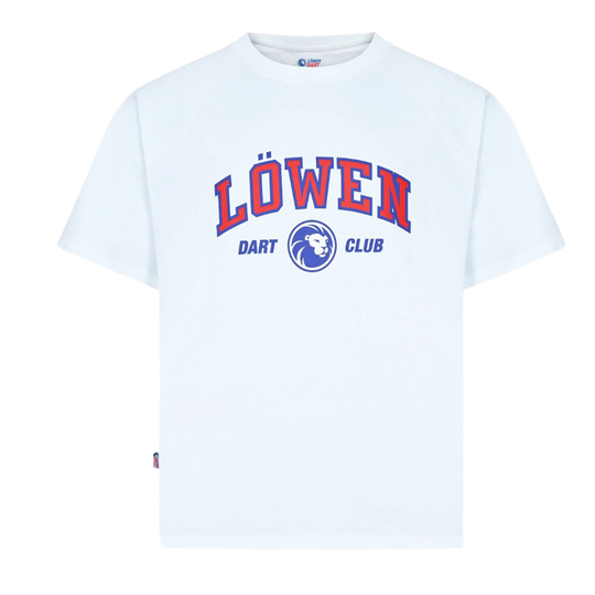 Löwen Collection Club T-Shirt Das Bild zeigt ein Löwen Kollektion Club T-Shirt. Es ist ein bequemes T-Shirt für Clubmitglieder.