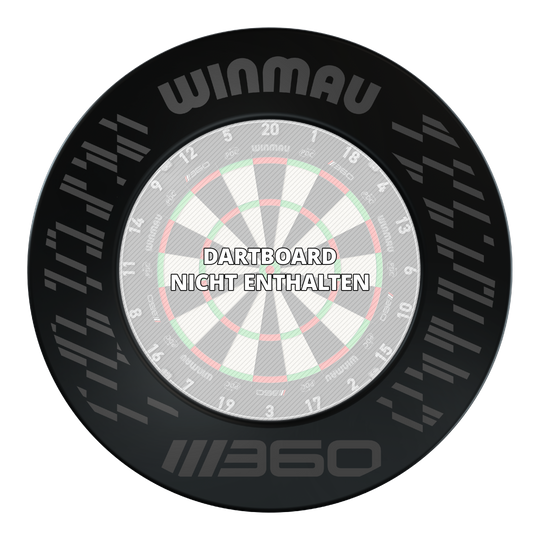 Winmau Blade 360 Dartboard Surround - Black Abgebildet ist das Winmau Blade 360 Dartboard Surround in der Farbe Schwarz. Es schützt die Wand vor abprallenden Dartpfeilen.