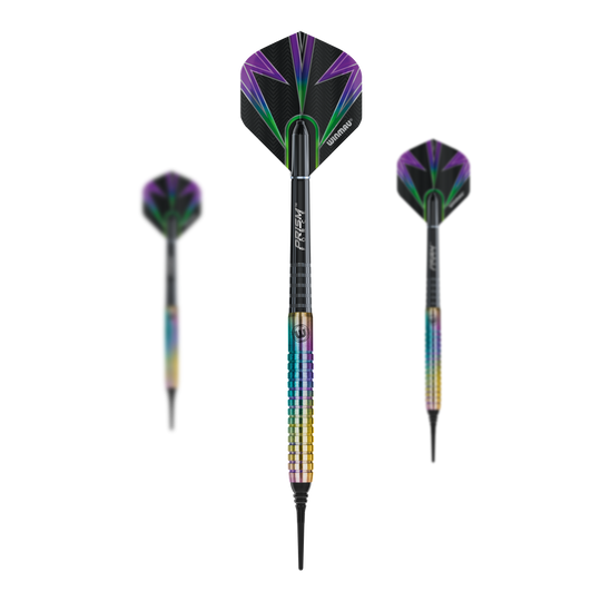 Winmau Foxfire Urban Soft Darts - 20g Das Produkt Winmau Foxfire Urban Softdarts - 20g ist als Set abgebildet. Es handelt sich um mehrere Softdarts.