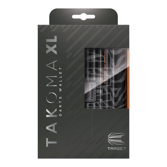 Takoma XL Ghost Series Raymond Van Barneveld dart case Auf dem Bild ist das Takoma XL Ghost Series Raymond Van Barneveld Dartcase zu sehen. Mit diesem Dartcase können die Pfeile sicher verstaut werden.