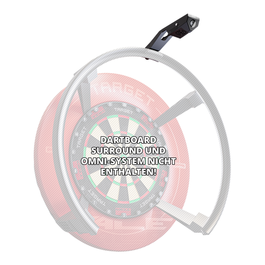 Target OMNI VIRT camera arm Abgebildet ist der Target OMNI VIRT Kamera Arm. Der Kamera Arm bietet eine flexible Verwendung für Kameras im Dartsport.