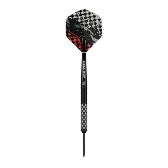 GOAT Finish Line Steel Darts Das Bild zeigt die GOAT Finish Line Tungsten Steeldarts. Diese Darts sind hochwertig verarbeitet und besonders langlebig.
