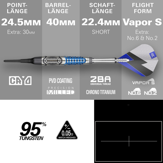 Target Phil Taylor Power X Chrono soft darts Target Phil Taylor Power X Chrono soft darts