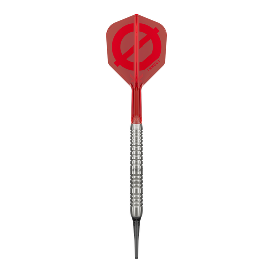 Target Group O 12 Softdarts Zu sehen sind die Target Group O 12 Softdarts. Die Schäfte und Flights heben sich ab.