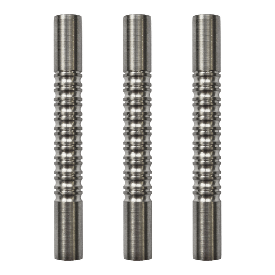 McDart Double Ring 2 Softdart Barrels - 18g Abgebildet ist das Produkt McDart Ring 2 Softdart Barrels - 18g. Es handelt sich um ein Set Softdart-Barrels mit doppeltem Ring-Design.