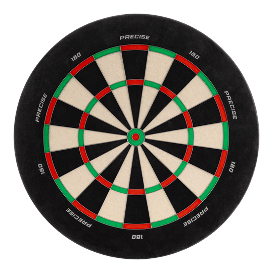 Precise 180 Endorphine steel dartboard without number ring Das Bild zeigt das Precise 180 Endorphine Steeldartboard ohne Nummernring. Es handelt sich um eine Dartscheibe für Präzisionsspiele.