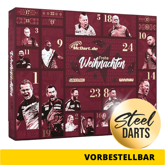 McDart Premium Advent Calendar 2026 for steel dart players