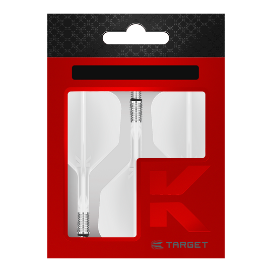 Target K-Shift No6 Flights - White Hier ist ein Foto der Target K-Shift No6 Flights - Weiß abgebildet. Die Flights sind für den Einsatz beim Dartspiel gedacht.