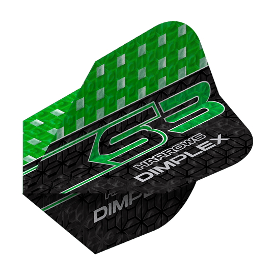 Harrows Dimplex S3 Flights - Green Harrows Dimplex S3 Flights - No6 sind hier dargestellt. Das Design ist vielfältig und farbig.