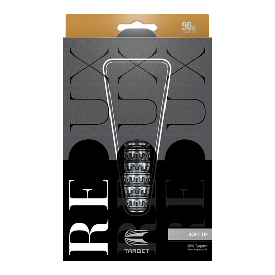 Target Redux 10 soft darts - 18g Target Redux 10 Softdarts - 18g ist auf diesem Bild zu sehen. Die Darts sind für das Softdartspiel geeignet.