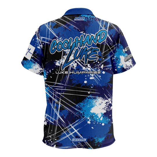 Red Dragon Luke Humphries World Champion Tour Polo Dartshirt