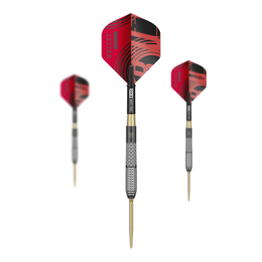 Target Stephen Bunting GEN5 Void Swiss Point Steel Darts Das Bild zeigt die Target Stephen Bunting GEN5 Void Swiss Point Steeldarts. Sie sind speziell für Dartspieler entwickelt und haben ein modernes Design.