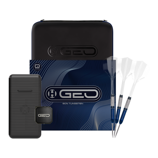 Harrows GEO Parallel Quick Point Steel Darts Abgebildet sind die Harrows GEO Parallel Quick Point Steeldarts. Das komplette Set ist auf dem Bild zu sehen.