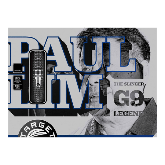 Das Bild zeigt Target Japan Paul Lim The Legend GEN9 Swiss Point Steeldarts. Sie sind ideal für professionelle Dartspieler.