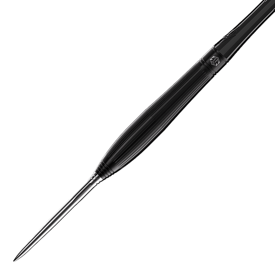 Caliburn Chord C3 steel darts - 22.5g Zu sehen ist der Caliburn Chord C3 Steeldart mit einem Gewicht von 22,5g. Das Bild zeigt Details des Dartpfeils für den professionellen Einsatz.