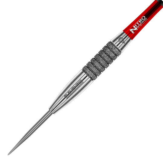 Dieses Bild zeigt Red Dragon 50 Year Collection Element 6 C Steeldarts - 25g. Es ist eine Sonderedition zum 50. Jubiläum.