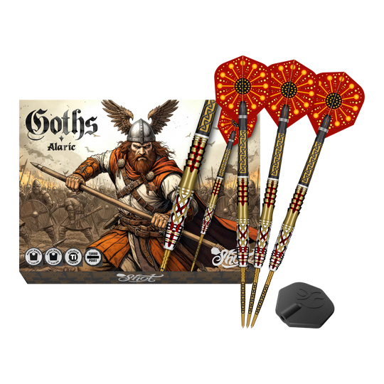 Shot Goths Alaric Turbo Point Steel Darts - 23g