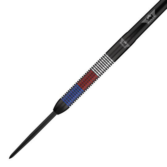 Bulls NL Karel Sedlacek E2 steel darts - 24g Zu sehen sind die Bulls NL Karel Sedlacek E2 Steeldarts mit 24 Gramm Gewicht. Das Produkt richtet sich an Dartspieler, die Wert auf professionelle Ausrüstung legen.
