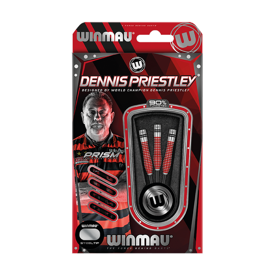 Winmau Dennis Priestley Special Edition steel darts