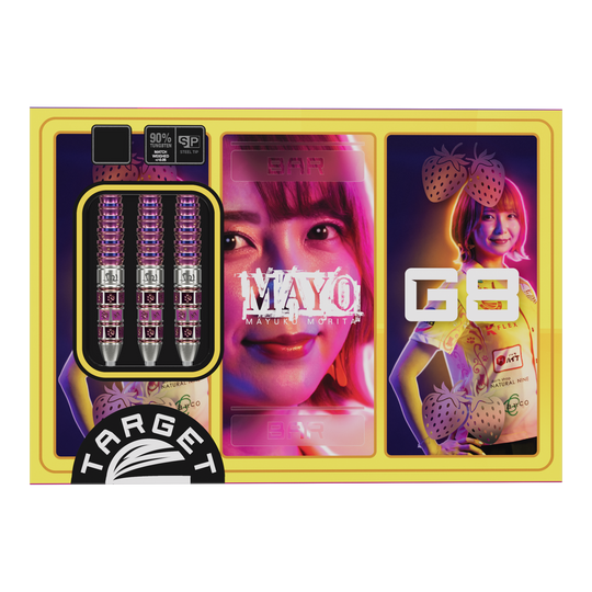 Target Japan Prime Series Mayo GEN8 Swiss Point Steel Darts Target Japan Prime Series Mayo GEN8 Swiss Point Steel Darts